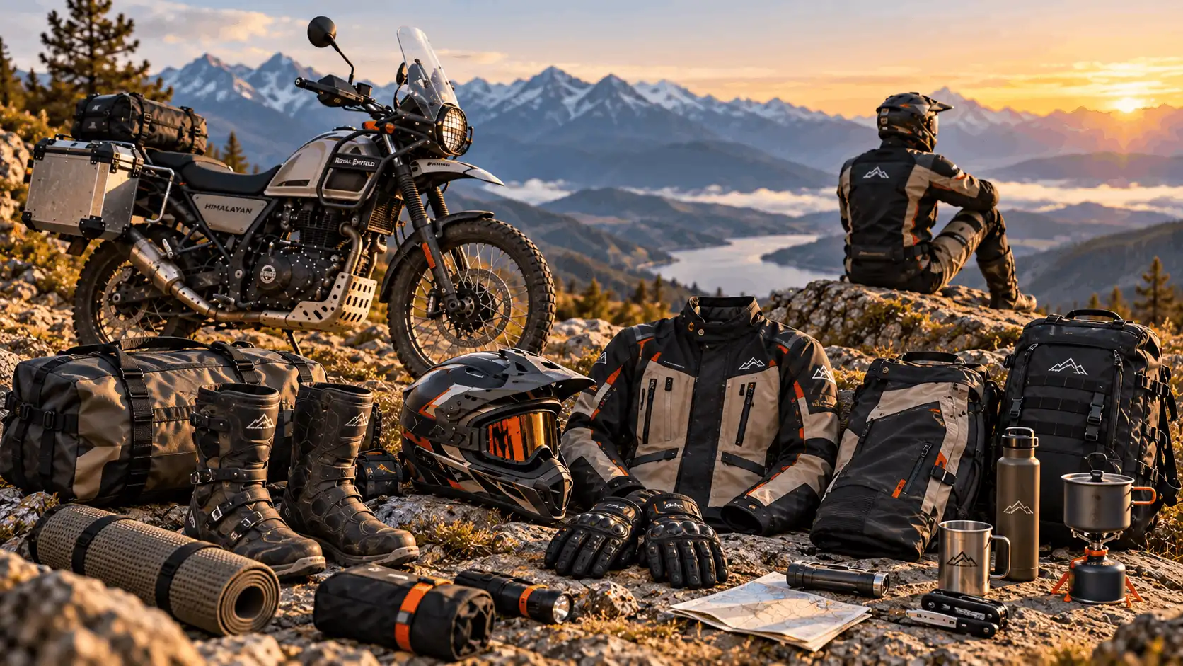 Motorcycle riding gear for touring and adventure riding, available at Buy Outdoor Gear Bangalore