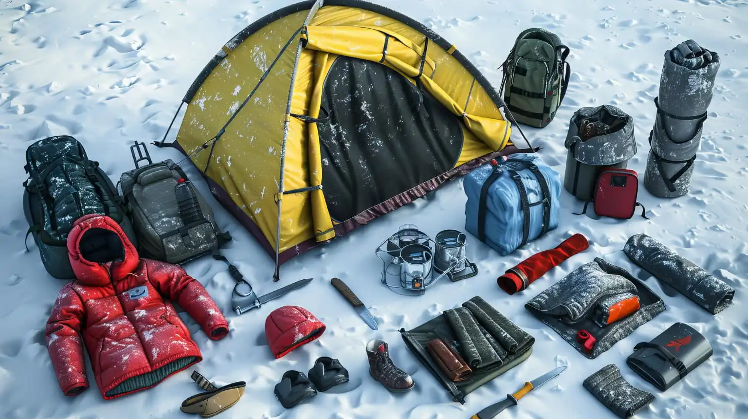 Winter gear and cold-weather outdoor clothing, available at Buy Outdoor Gear Bangalore